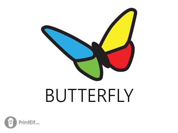 Butterfly logo design