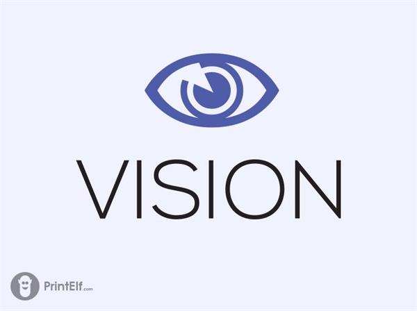 Vision logo design