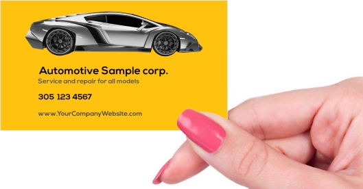 Automotive Business Cards Free Designs Printelf