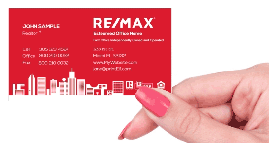 Realtor business cards