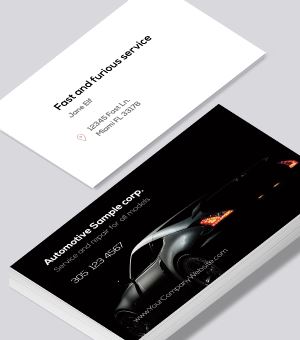 Auto tuning business card