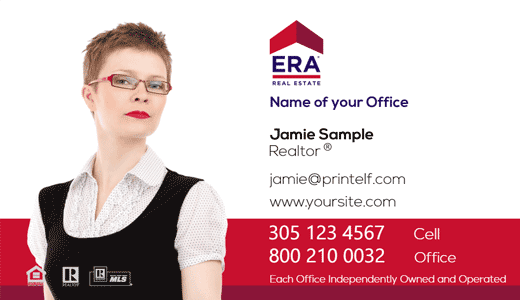 Modern design. ERA Real Estate essential business card