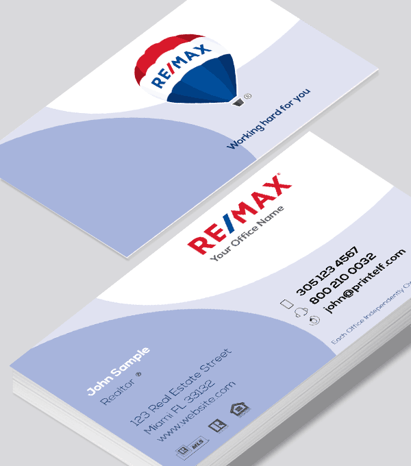 Modern contemporary business card design -Remax Development Business Card