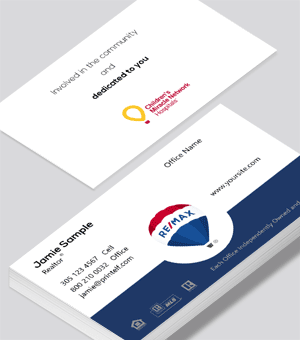 Remax Miracle Network business card