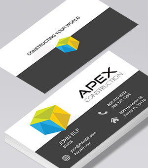 Apex Construction business card