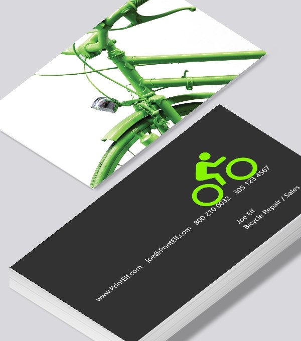  & Modern contemporary business card design - Bicycle Repair and Sales business card