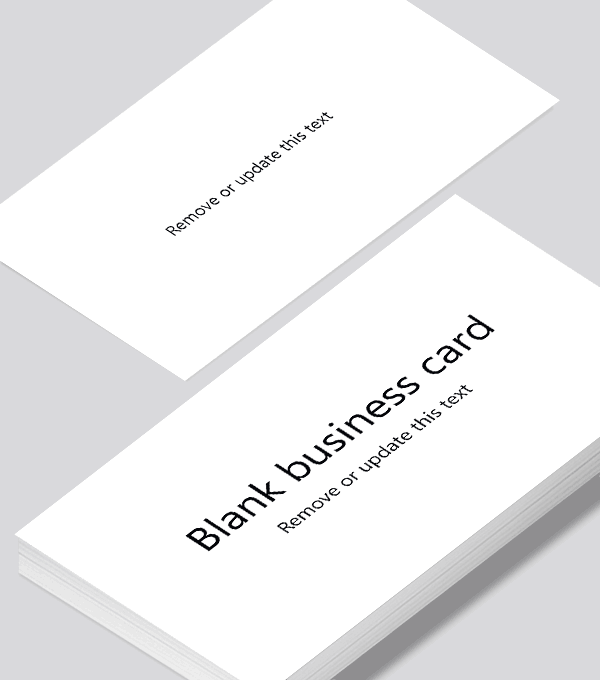 blank business card layout ads design world