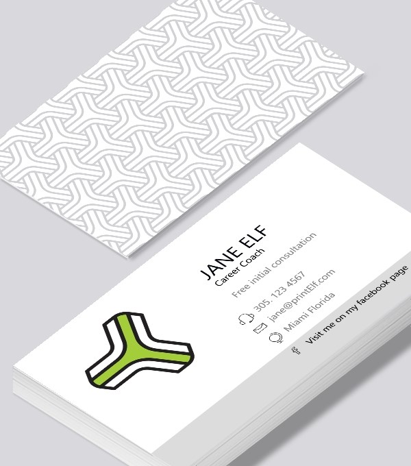  & Modern contemporary business card design - Career Coach business card
