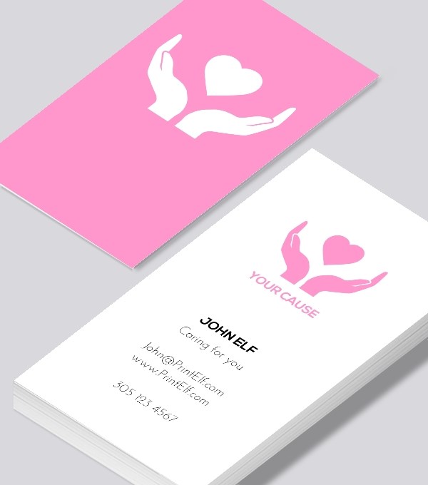  & Modern contemporary business card design - Caring business card