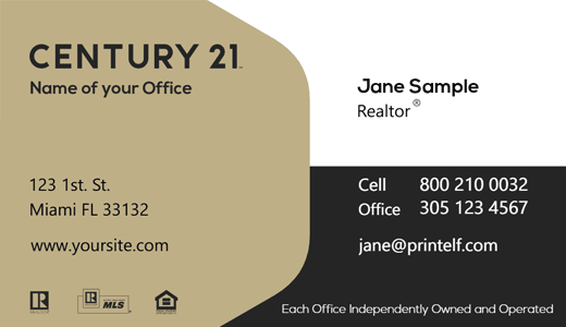 Modern design. Century 21 Realtor Affiliate template