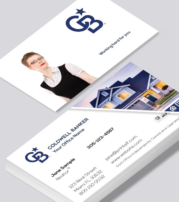  & Modern contemporary business card design - Coldwell Banker residential business card