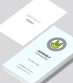 Copywriter business card