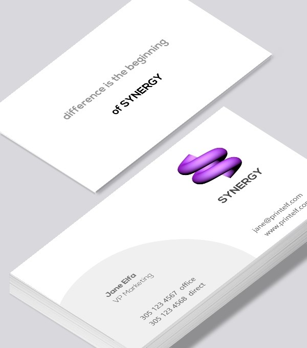  & Modern contemporary business card design - Corporate business card template