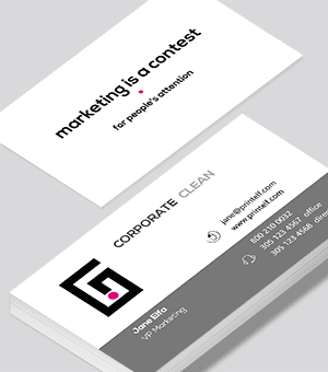 Corporate business card