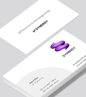 Corporate business card template