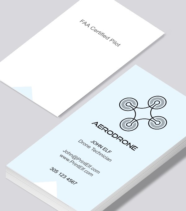  & Modern contemporary business card design - Drone Tech business card