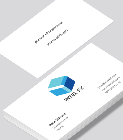Modern contemporary business card design -Entrepreneur busines card