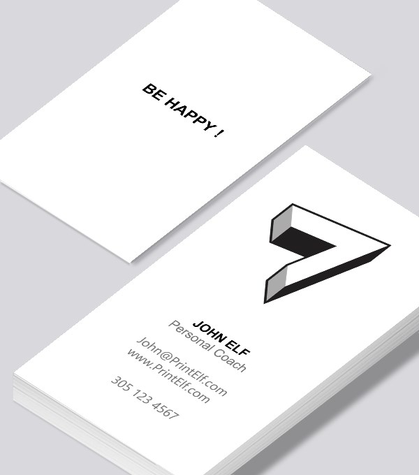  & Modern contemporary business card design - Freelance Personal Coach business card 