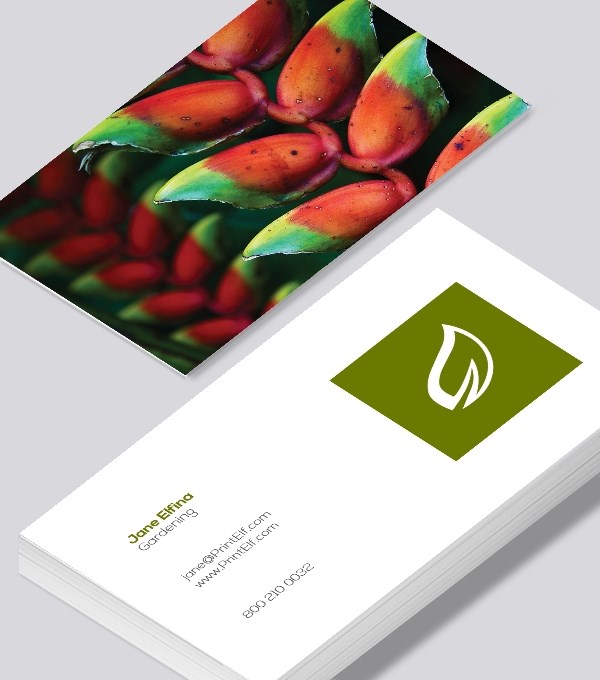  & Modern contemporary business card design - Gardening business card