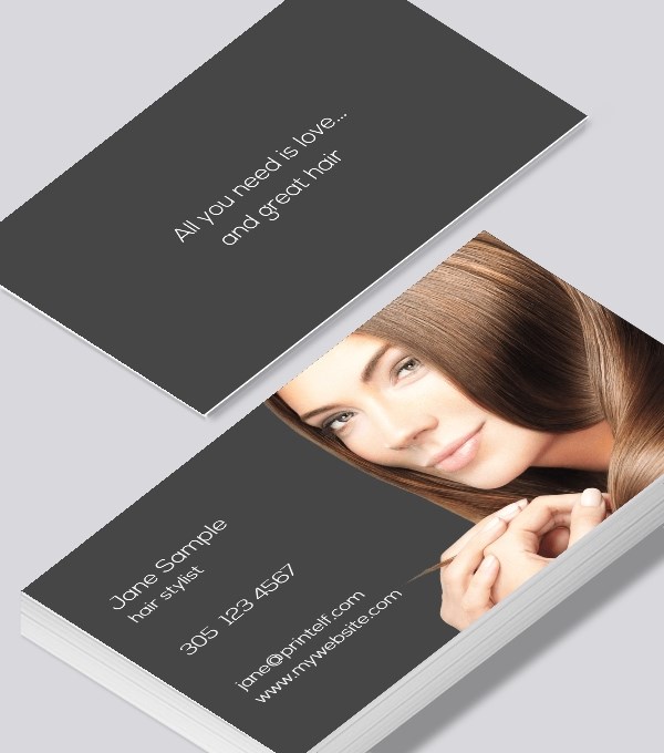 hair stylist business cards - Modern Design