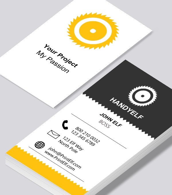  & Modern contemporary business card design - Handyman business card
