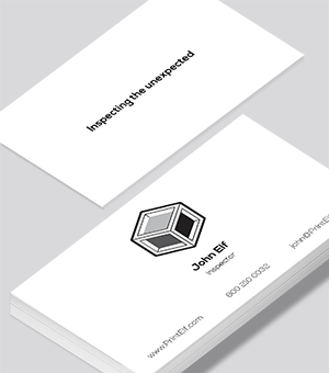 Inspector business card