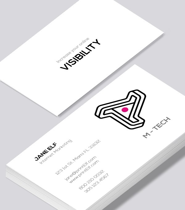  & Modern contemporary business card design - Internet Marketing business card