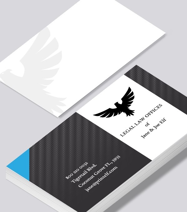  & Modern contemporary business card design - Legal Law business card