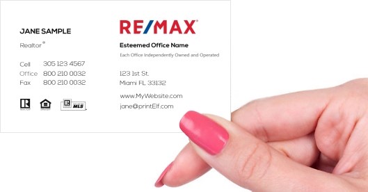 Hand holding business card -  Making Dreams Come True business card