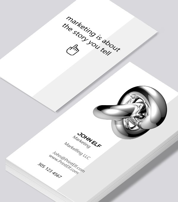  & Modern contemporary business card design - Marketing business card