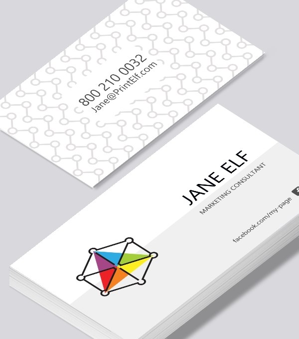  & Modern contemporary business card design - Marketing Consultant business card