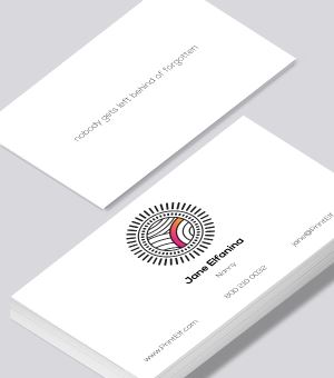 Nanny business card