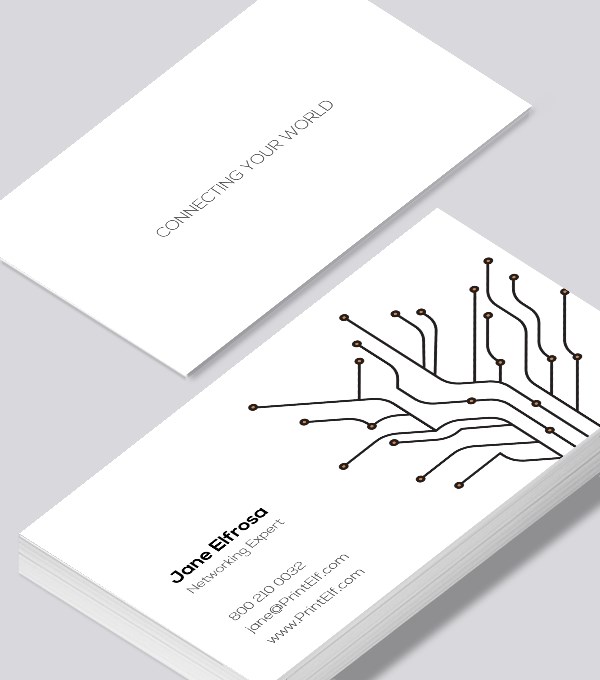  & Modern contemporary business card design - Networking business card