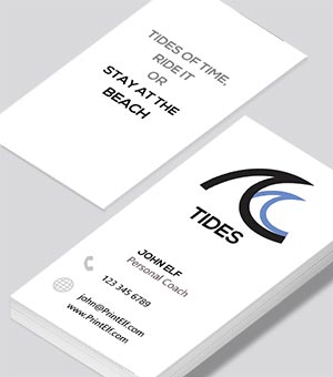 Personal Coach Tides business card