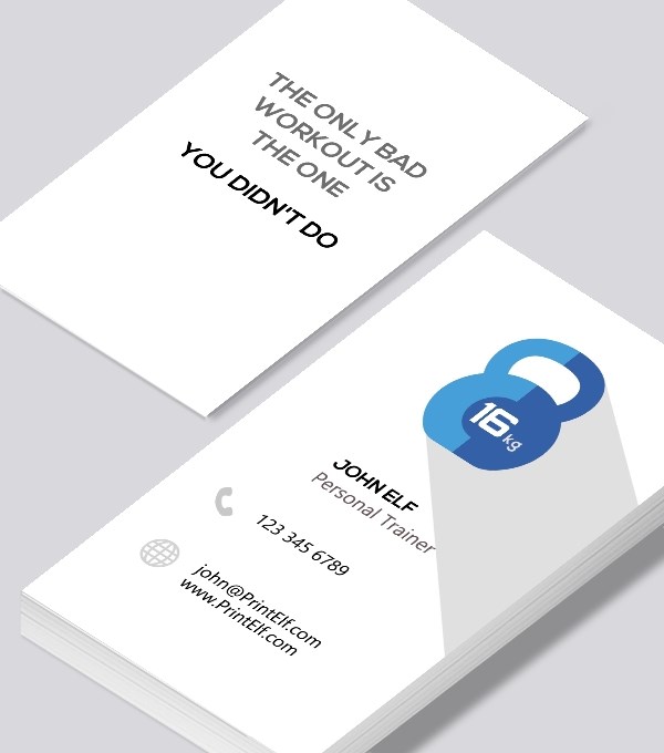  & Modern contemporary business card design - Personal-Trainer-2-business-card