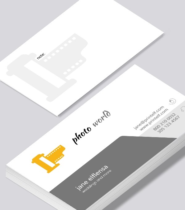  & Modern contemporary business card design - Photography business card