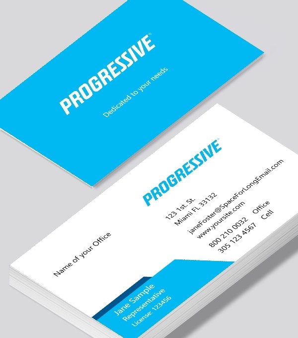  & Modern contemporary business card design - Progressive-representative