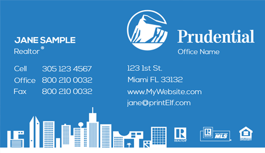 Modern design. Prudential Realtor