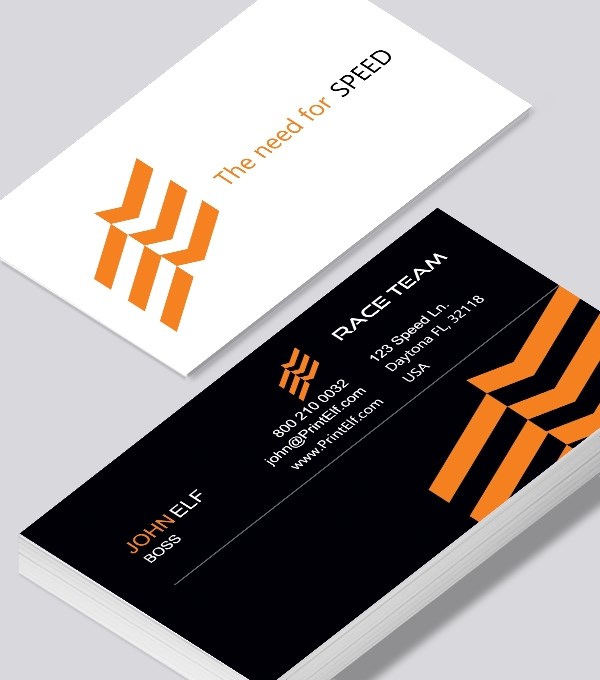  & Modern contemporary business card design - Race business card design