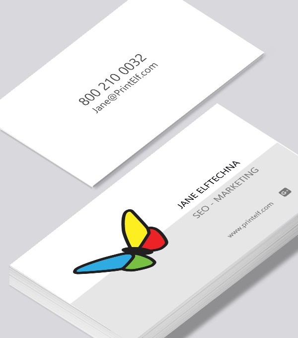  & Modern contemporary business card design - SEO-Marketing business card