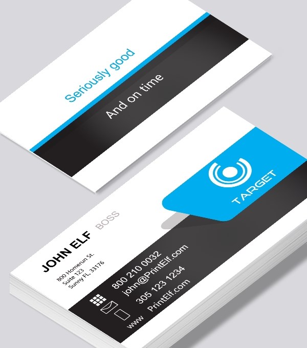  & Modern contemporary business card design - Target business card