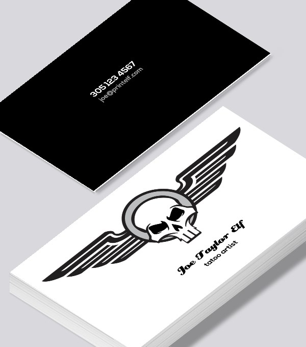  & Modern contemporary business card design - Tatoo business card