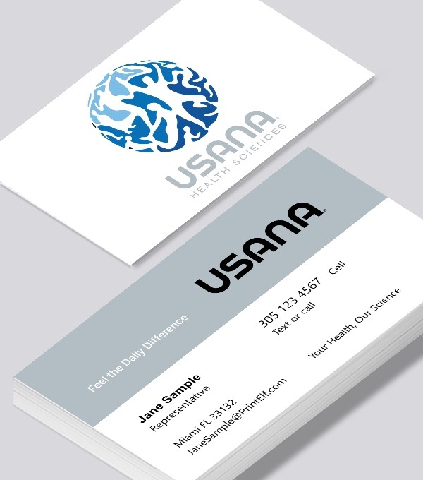  & Modern contemporary business card design - Usana Health