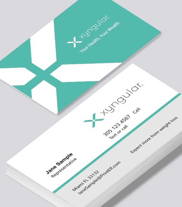  & Modern contemporary business card design - Xyngular representative