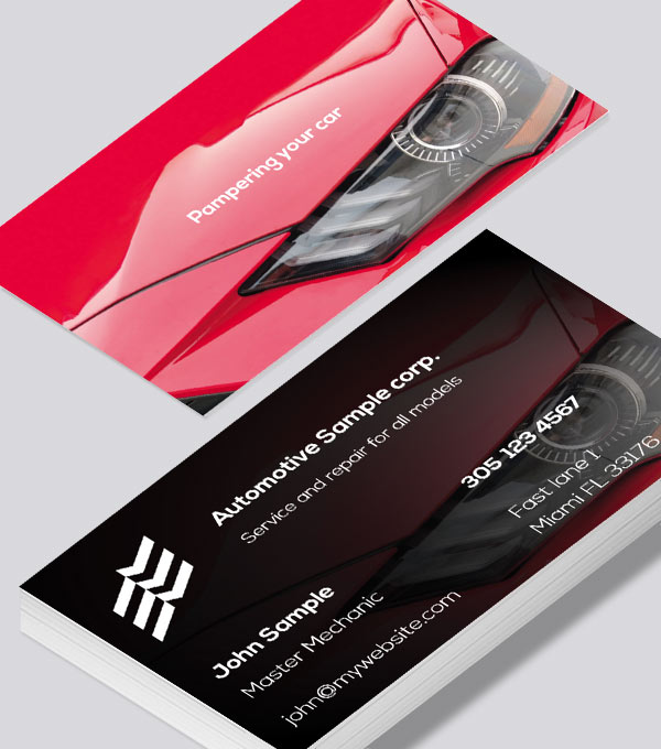 automotive business card