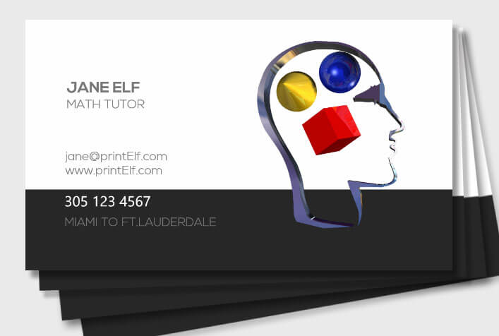 freelance business card teaching