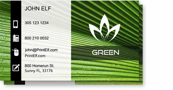 gardener flower business card