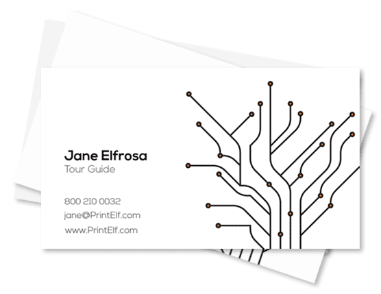 tour guide business card